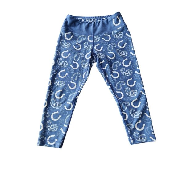 NFL Team Apparel Indianapolis Colts Leggings Thematic Print Womens XS EUC - Picture 1 of 9